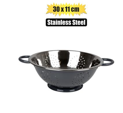 Colander s/steel 30x11cm