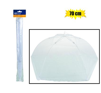 Foodcover hexagonal 70cm white hillhouse