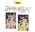 Party banner happy birthday cutout 1.1m