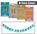 Party banner happy birthday