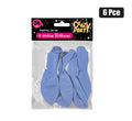 Balloon helium 6pc pastel blue f-01
