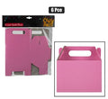 Party loot snack box 6pce pink