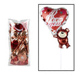 Balloon teddy bear air inflated