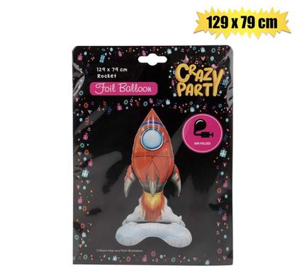 Balloon foil rocket
