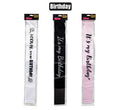 Party sash birthday asstd