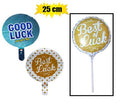 Balloon air fill w/stick good luck