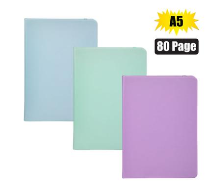 Novelty notebook pastel a5 80pg