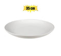 Serving platter ceramic 35x4cm round