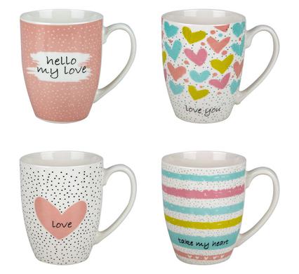 Mug occasions love pastel print