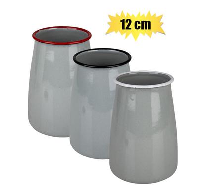 Utensil holder enamel 12cm