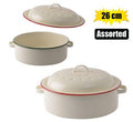 Roaster enamel 26cm round stock offer