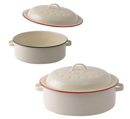 Roaster enamel 20cm round