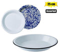 Plate enamel 25cm pie
