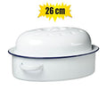 Roaster enamel 1st-grade oval 26cm