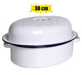 Roaster enamel 1st-grade oval 38cm