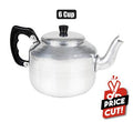 Teapot aluminium 6-cup