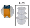 Mixing bowls set non-slip 1.5l/2l/2.5l