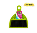 Dustpan & brush set mini 21x16cm
