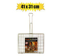 Braai mtl fixed-handle 41x31cm h&l
