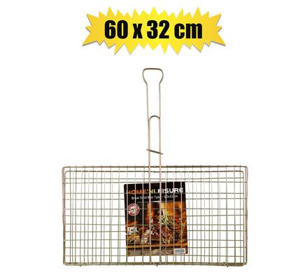 Braai mtl rectangular 60x32cm h&l