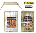 Braai-grid portable 47x31x22cm folding