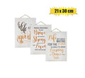 Plaque mdf sign 21x30cm inspirational