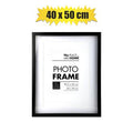 Picture-frame pl shadow box 40x50cm blk