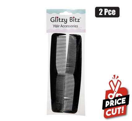 Hair comb plastic 2pc family