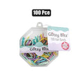 Hair band set pastel asstd 100pce