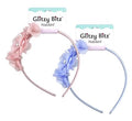 Hair alice band pearl flower