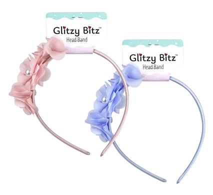 Hair alice band pearl flower