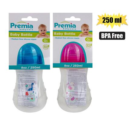 Baby feeding bottle pl 250ml wideneck