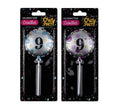 Candle birthday balloon round asstd-9