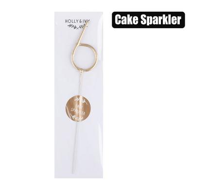 Candle birthday sparkles number-6