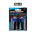 Batteries alkaline size:d / lr20 2pce