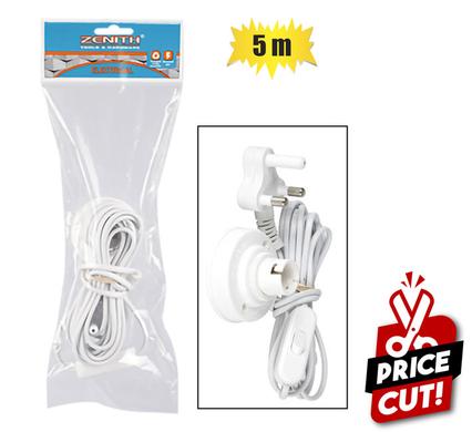 Lamp-holder+switch+cord 5m zenith