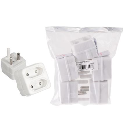 Plug eurodaptor 2x5a 2pin bulk