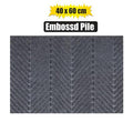 Doormat embossed pile 40x60cm 8mm