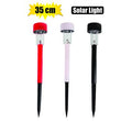 Solar garden light 35cm plastic in pdq