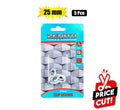 Cup-hooks white-pl-ctd 25mm 5pce zenith