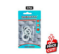 Cup-hooks white-pl-ctd 40mm 5pce zenith
