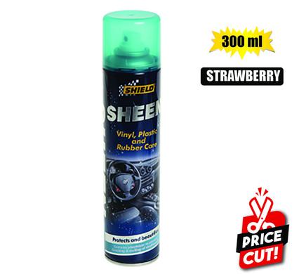 Shield sheen vinyl/rubber 300ml s/berry