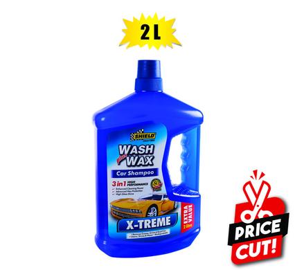 Shield shampoo ext w/active wax beads 2l