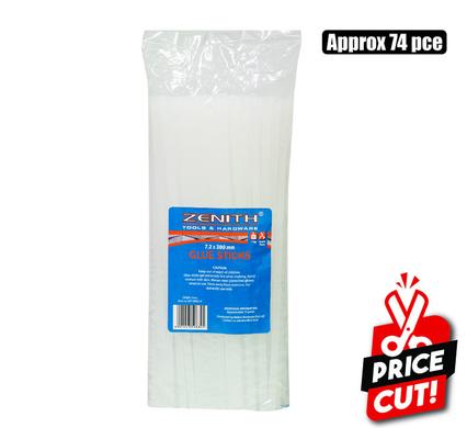 Glue-sticks h/melt 7.2x300mm 74pc 1kg