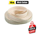Wick cotton 7/8-inch 10m-roll
