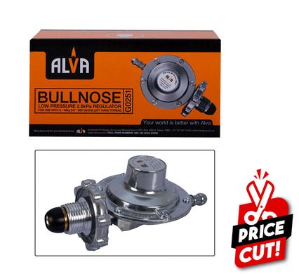 Gas regulator bullnose