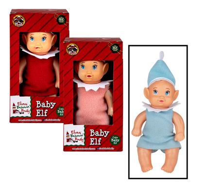 Xmas elf baby doll assorted