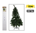 Xmas tree 1.5m green (360 tips) premium