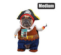 Pet dog novelty clothing pirate-medium