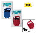 Pet dog-lead nylon 5.0m auto-retractable